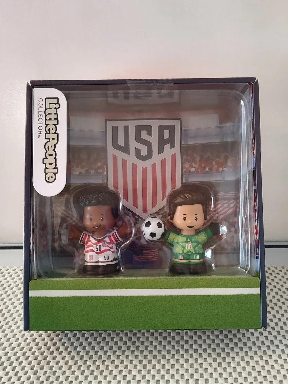 Little People Collector U.S.A. Soccer Special Edition Set Fisher Price NWT